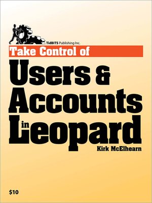 cover image of Take Control of Users & Accounts in Leopard